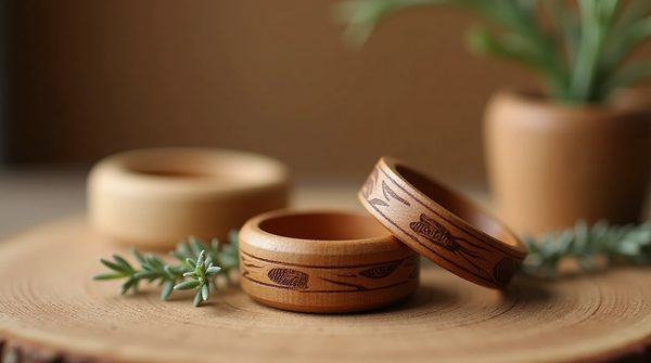 Découvrez notre collection de bagues en bois uniques